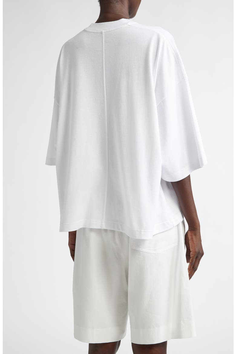 Issi Oversize Cotton T-Shirt, Alternate, color, WHITE