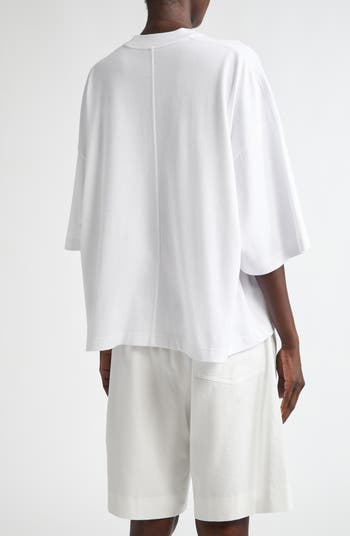 【国内発送】THE ROW Tシャツ Issi oversized cotton-jersey The Row Issi Cotton Oversized T-Shirt | Saks Fifth Avenue