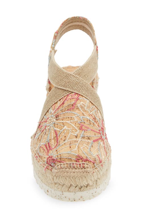 Toni Pons Terra Espadrille Wedge Sandal In Multi Cork