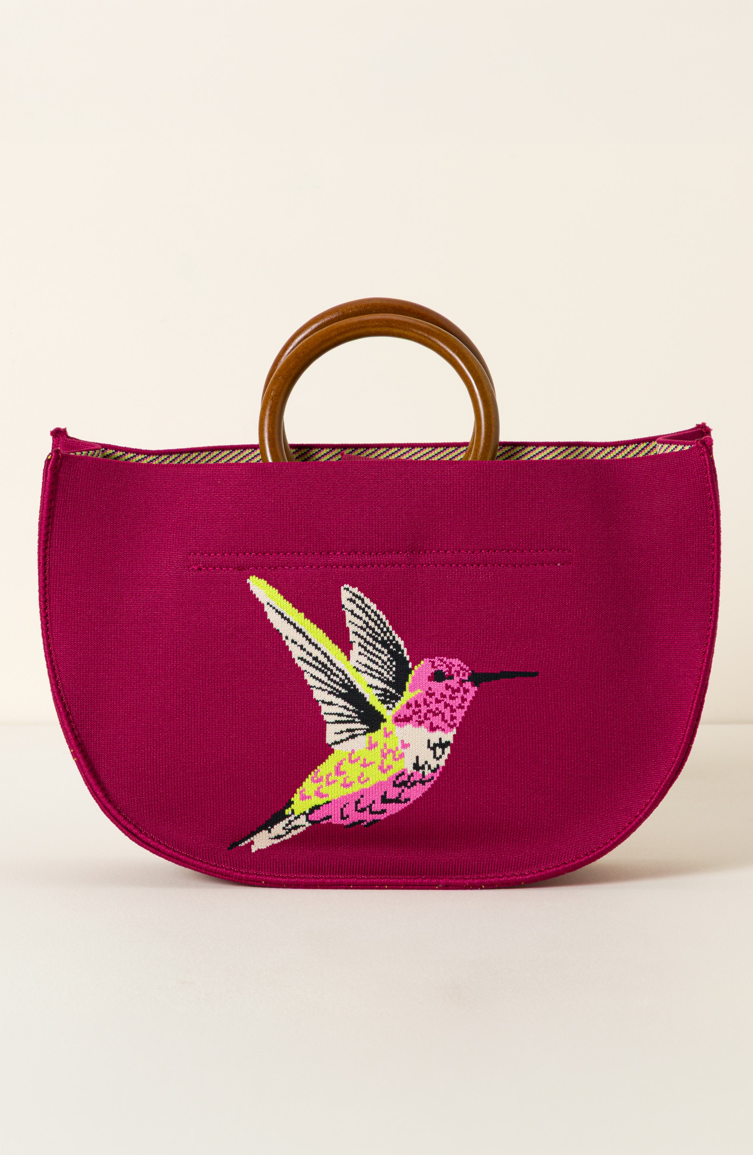 Uncommon Goods For the Birds Handbag, Main, color, Hummingbird