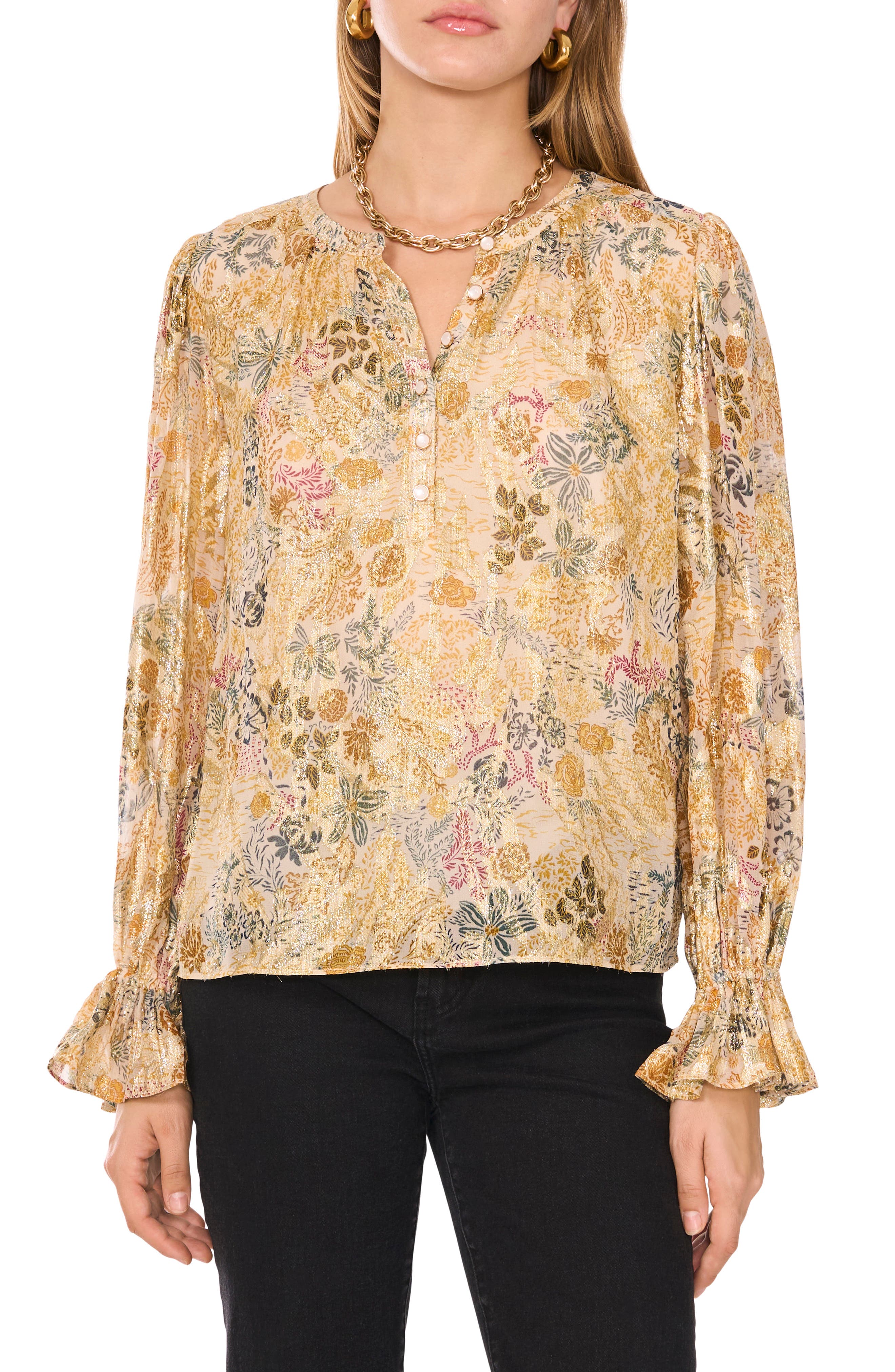 1.STATE Lace Hem Tank