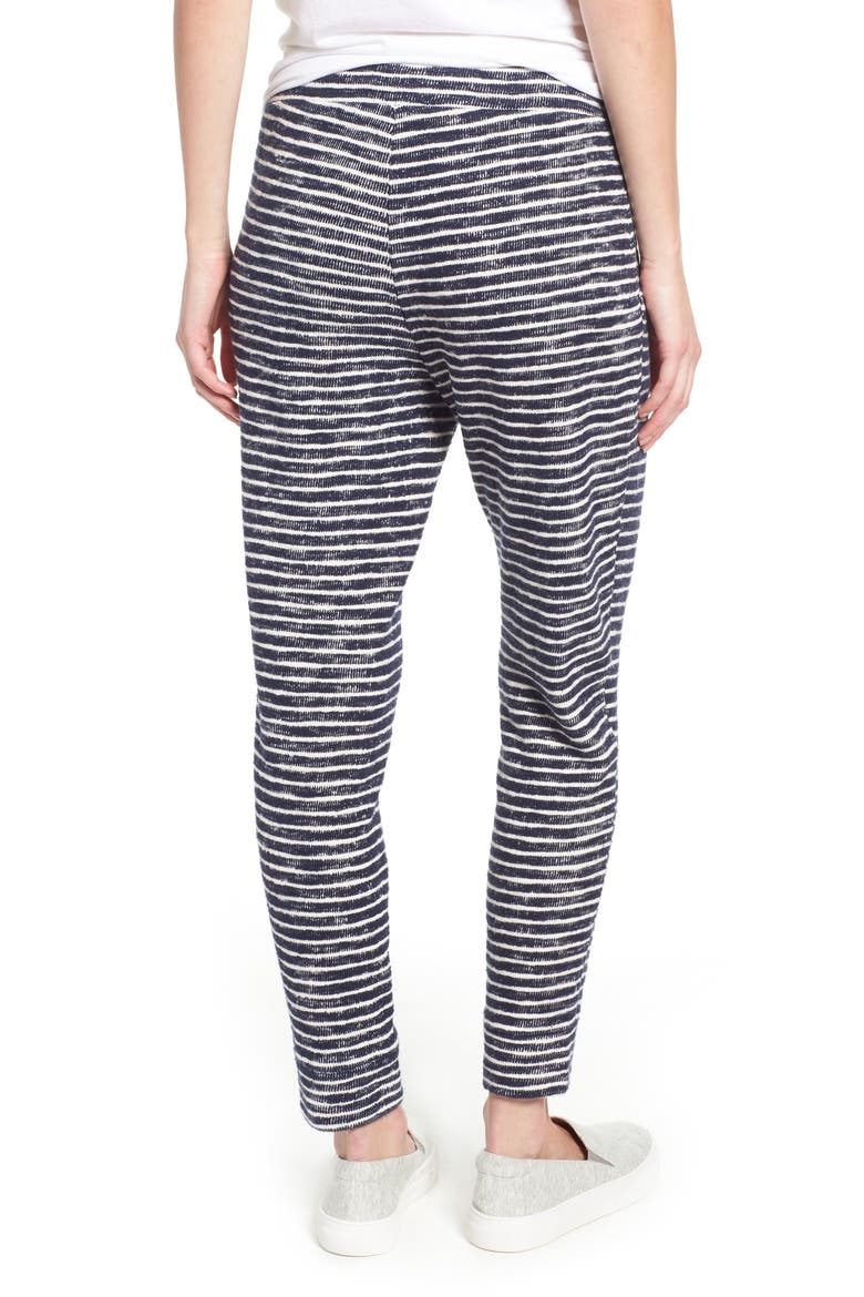 Textureline Upstate Sweatpants, Alternate, color, BLUE/ WHITE