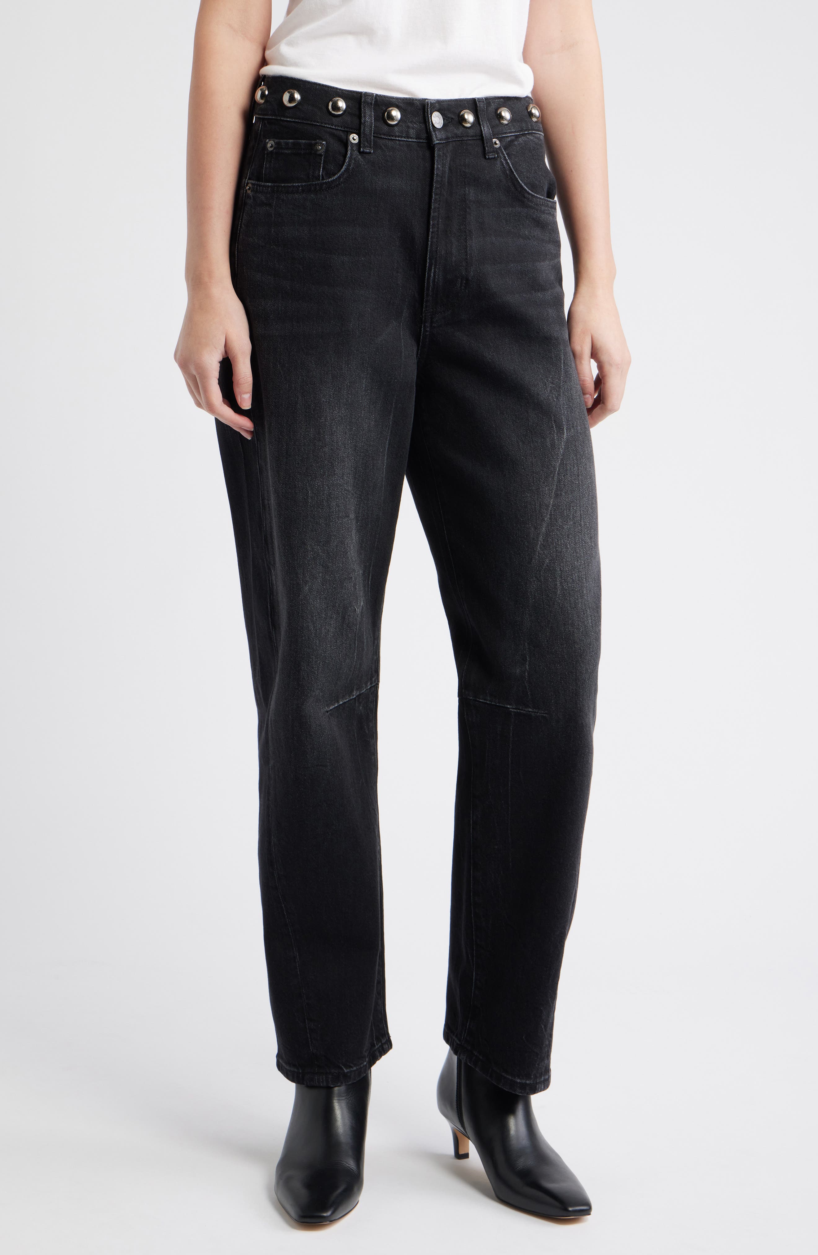Rails Samo Stud Detail High Waist Jeans