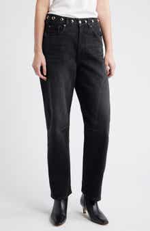 Rails Samo Stud Detail High Waist Jeans