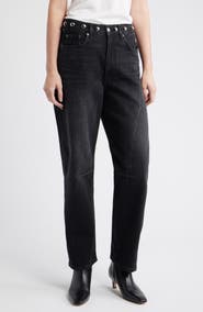 Rails Samo Stud Detail High Waist Jeans