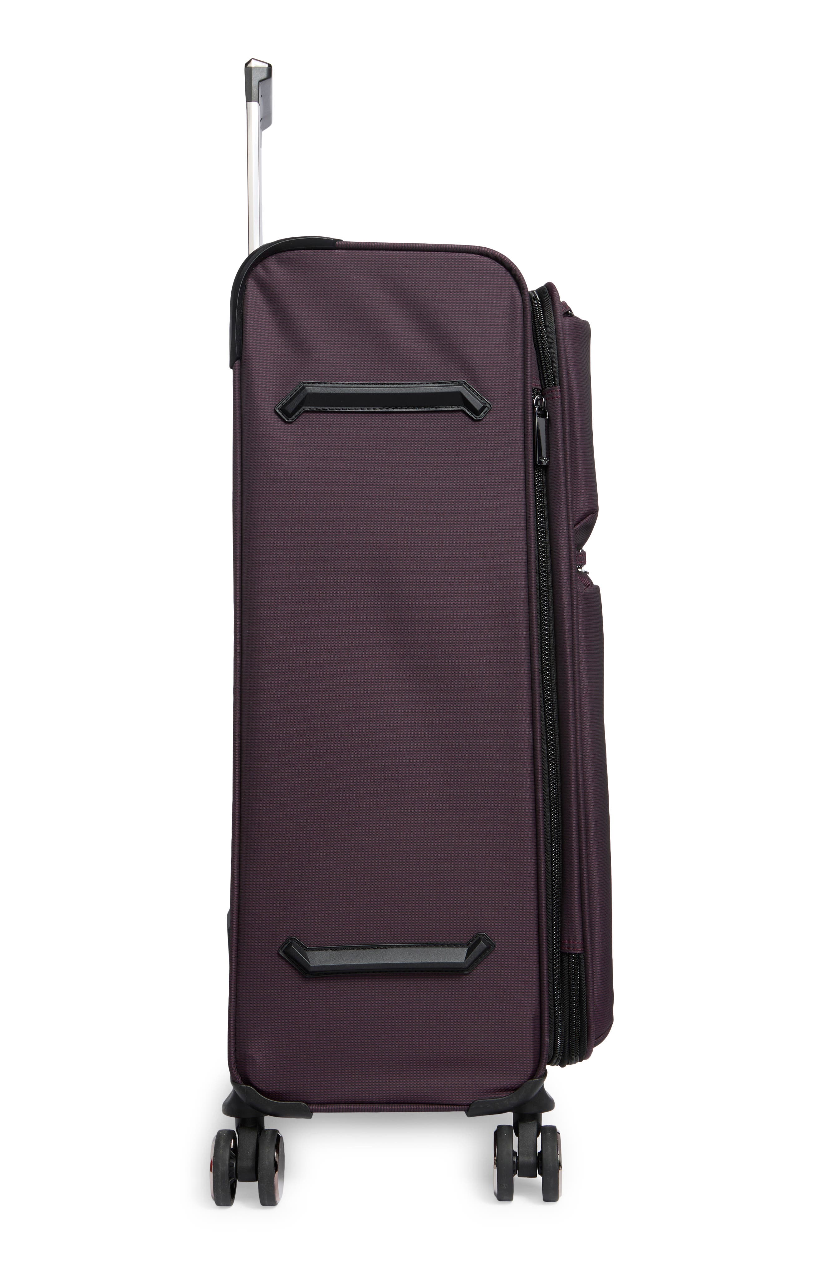 IT LUGGAGE Debutant Softshell Expandable Spinner Luggage, Alternate, color, Plum