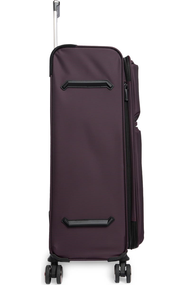 IT LUGGAGE Debutant Softshell Expandable Spinner Luggage, Alternate, color, Plum