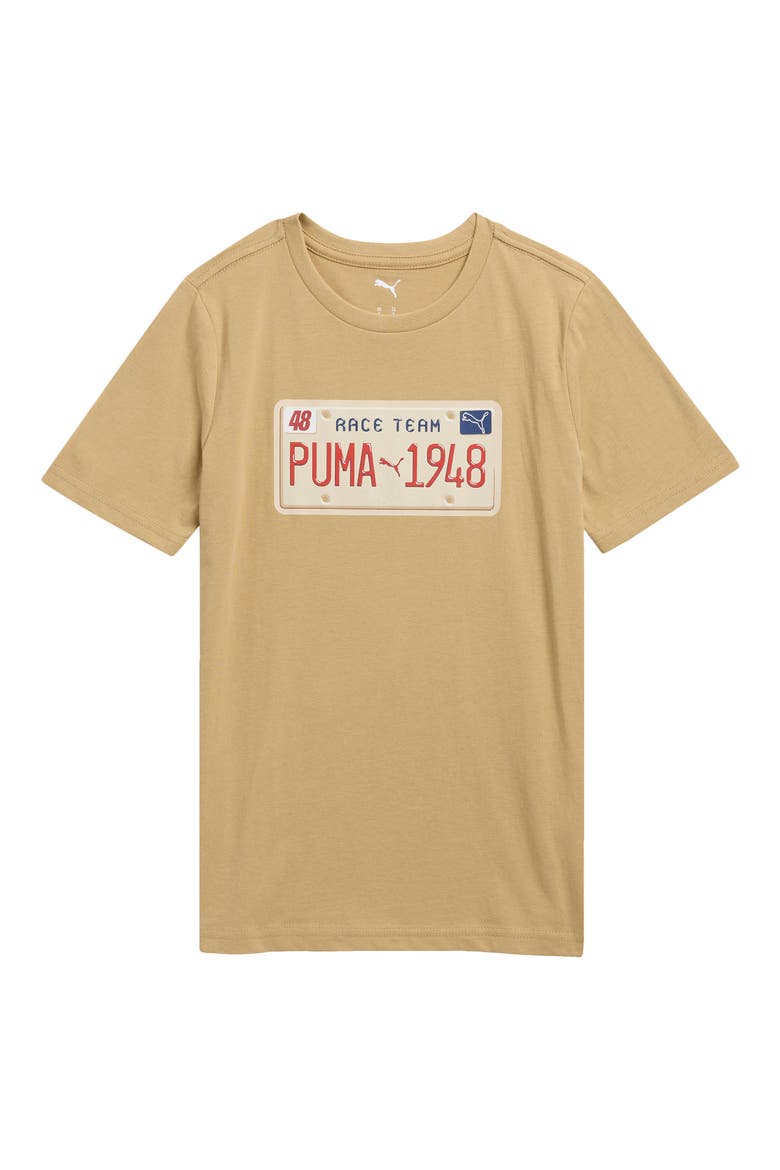 Kids' Vintage Moto Plate Graphic T-Shirt, Main, color, SAND