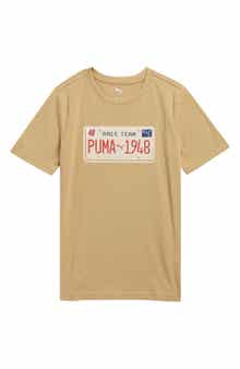 PUMA Kids' Vintage Moto Plate Graphic T-Shirt