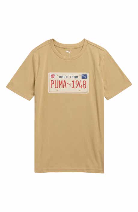 PUMA Kids' Vintage Moto Plate Graphic T-Shirt