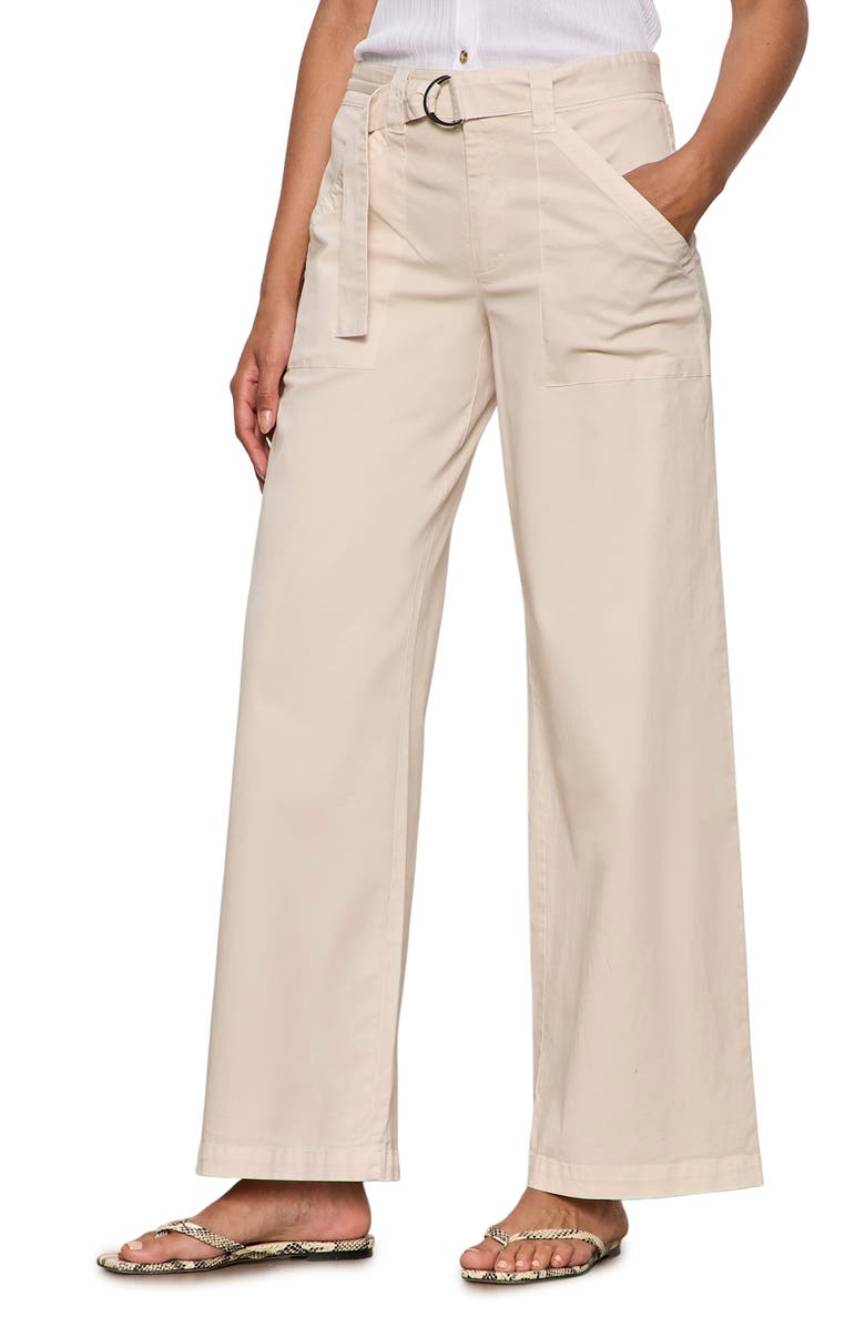Sanctuary Belted Wide Leg Pants, Alternate, color, 