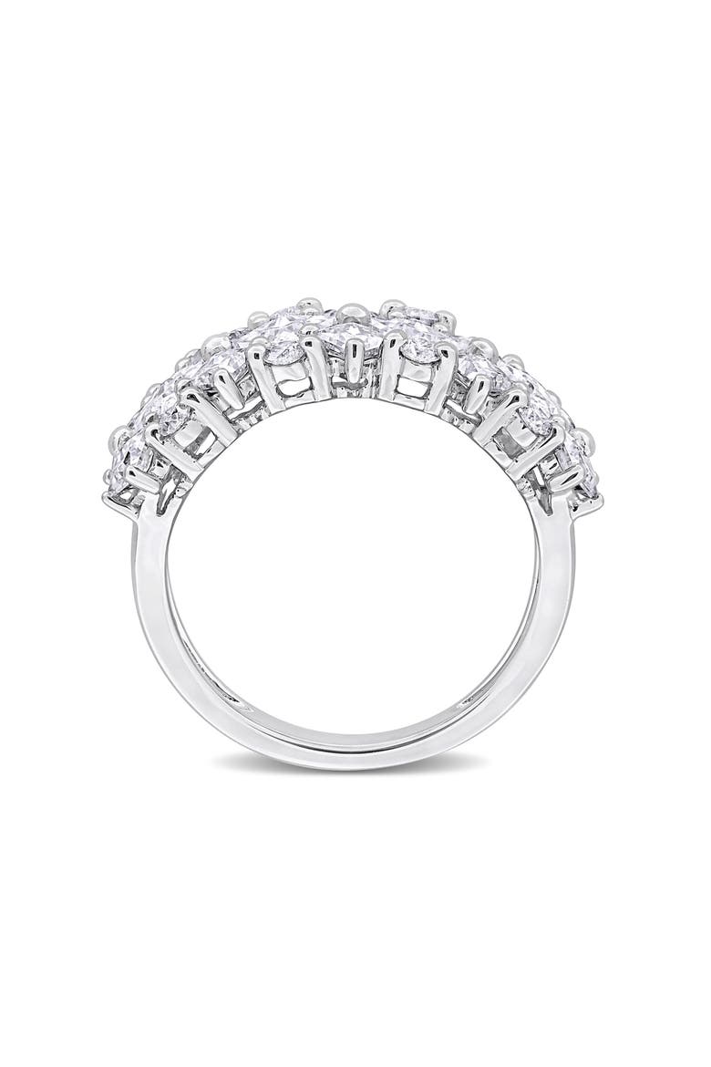 Dew Lab Grown Moissanite Tapered Ring, Alternate, color, WHITE