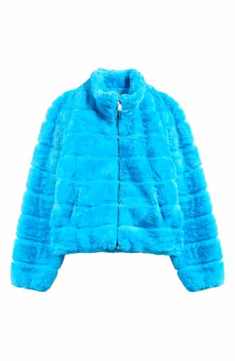 Kids' Teddy Faux Fur Puffer Jacket