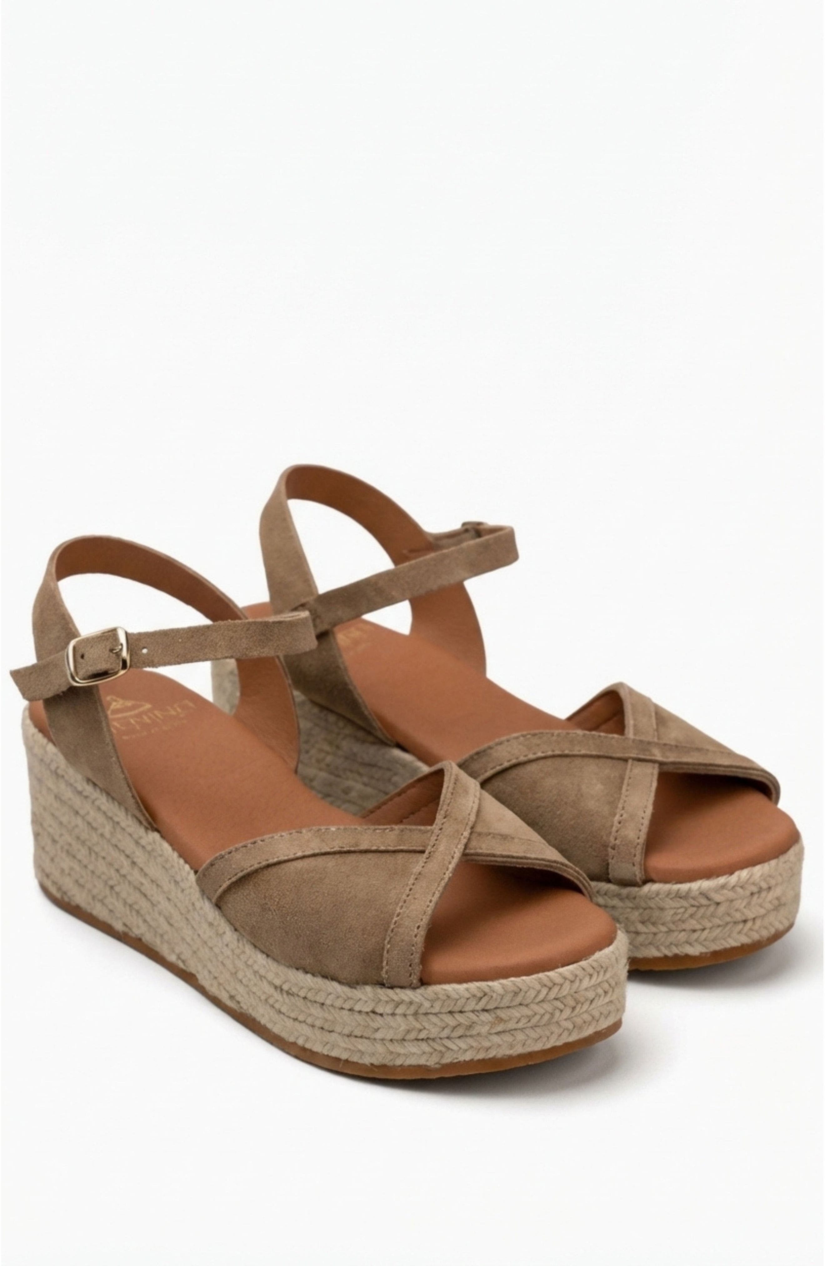Menina Step Triana Suede Espadrille, Alternate, color, Camel