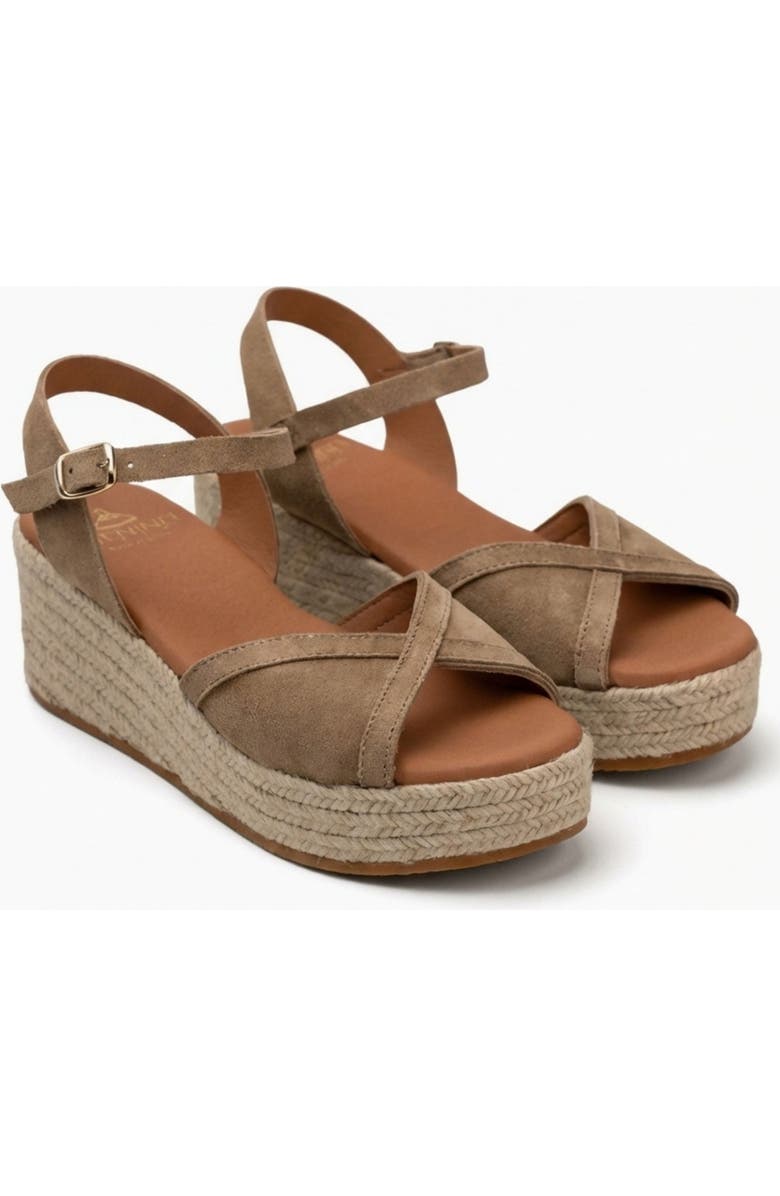 Menina Step Triana Suede Espadrille, Alternate, color, Camel