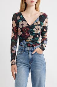 Cleobella Cariad Long Sleeve Mesh Top