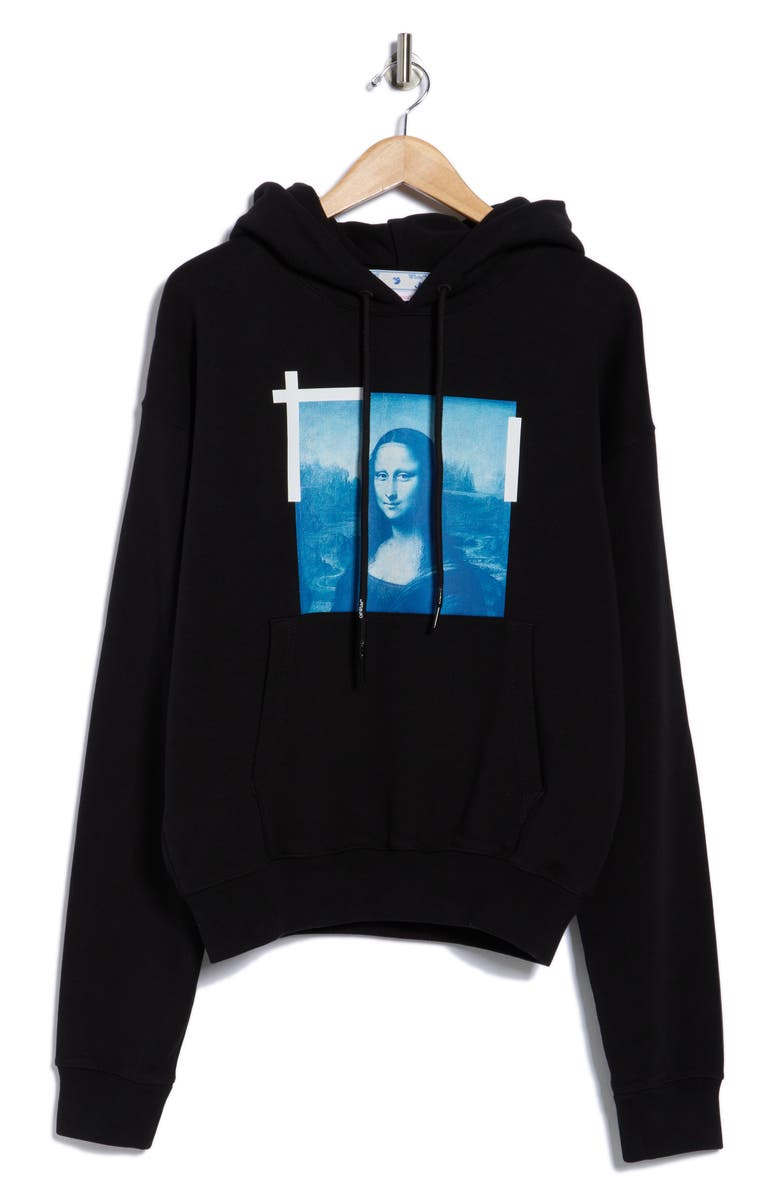 Off-White Mona Lisa Oversize Graphic Hoodie, Alternate, color, 