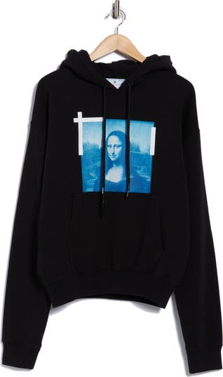 Mona Lisa Oversize Graphic Hoodie