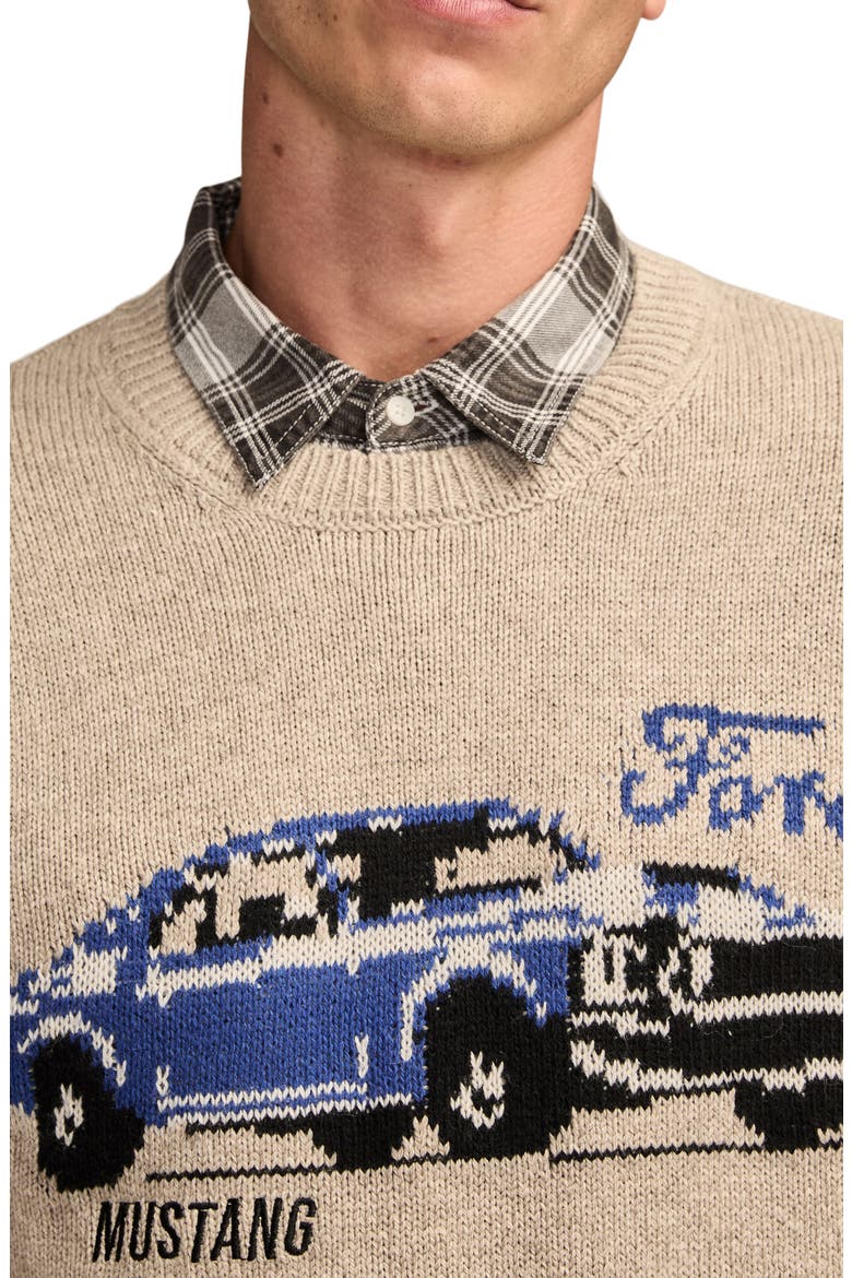 Mustang Cotton Blend Sweater, Alternate, color, OATMEAL