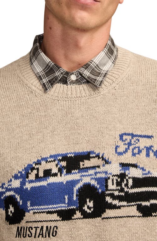 Lucky Brand Mustang Cotton Blend Sweater In Neutral