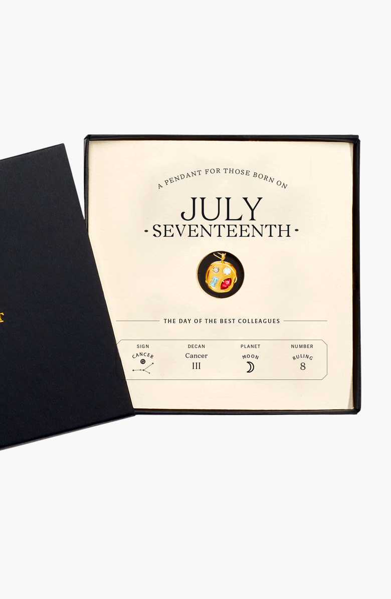 Birthdate Co. The July Birthdate Pendant, Alternate, color, 