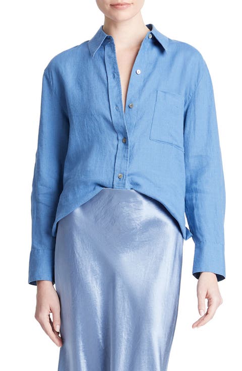 Easy Linen Button-Up Shirt