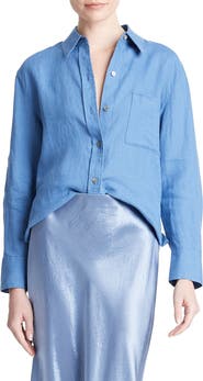 Vince Easy Linen Button-Up Shirt
