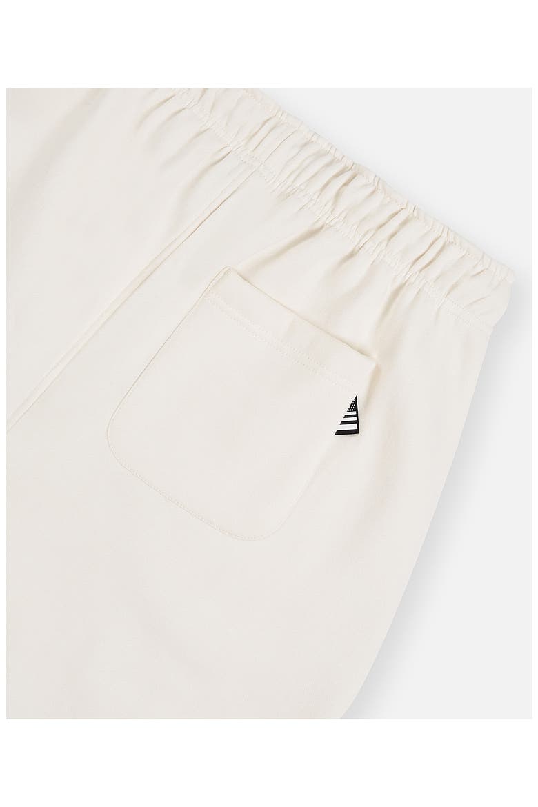 Script Weld Logo Sweat Shorts, Alternate, color, OATMEAL