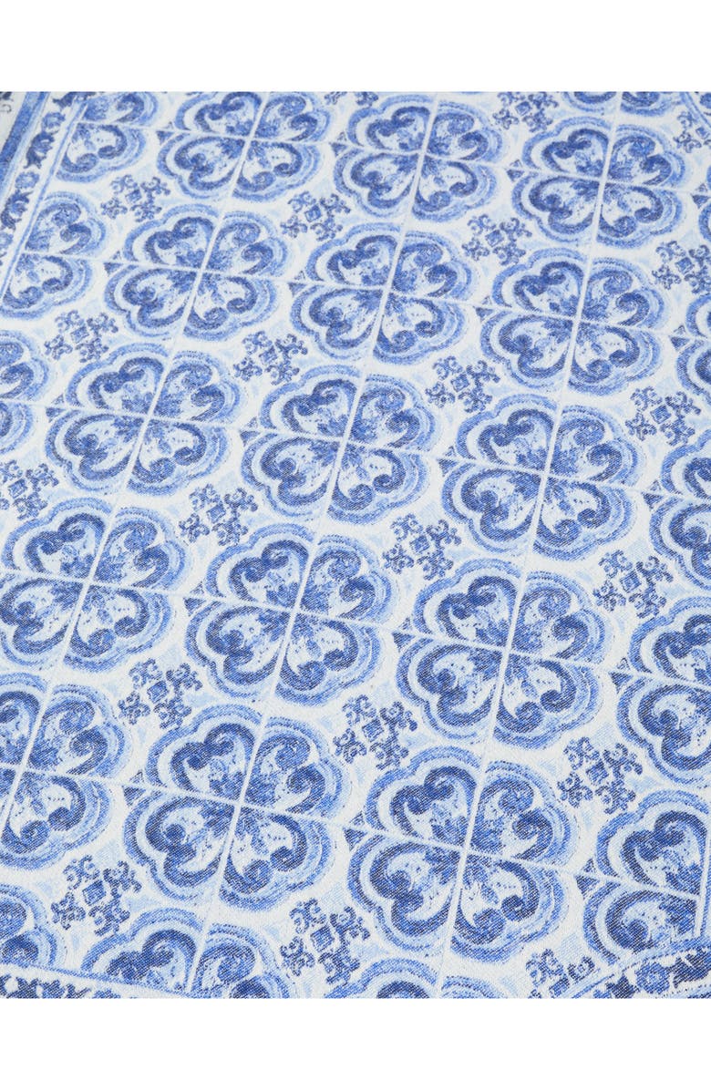 Dolce&Gabbana Blu Meditteraneo Cashmere Throw Blanket, Alternate, color, Navy