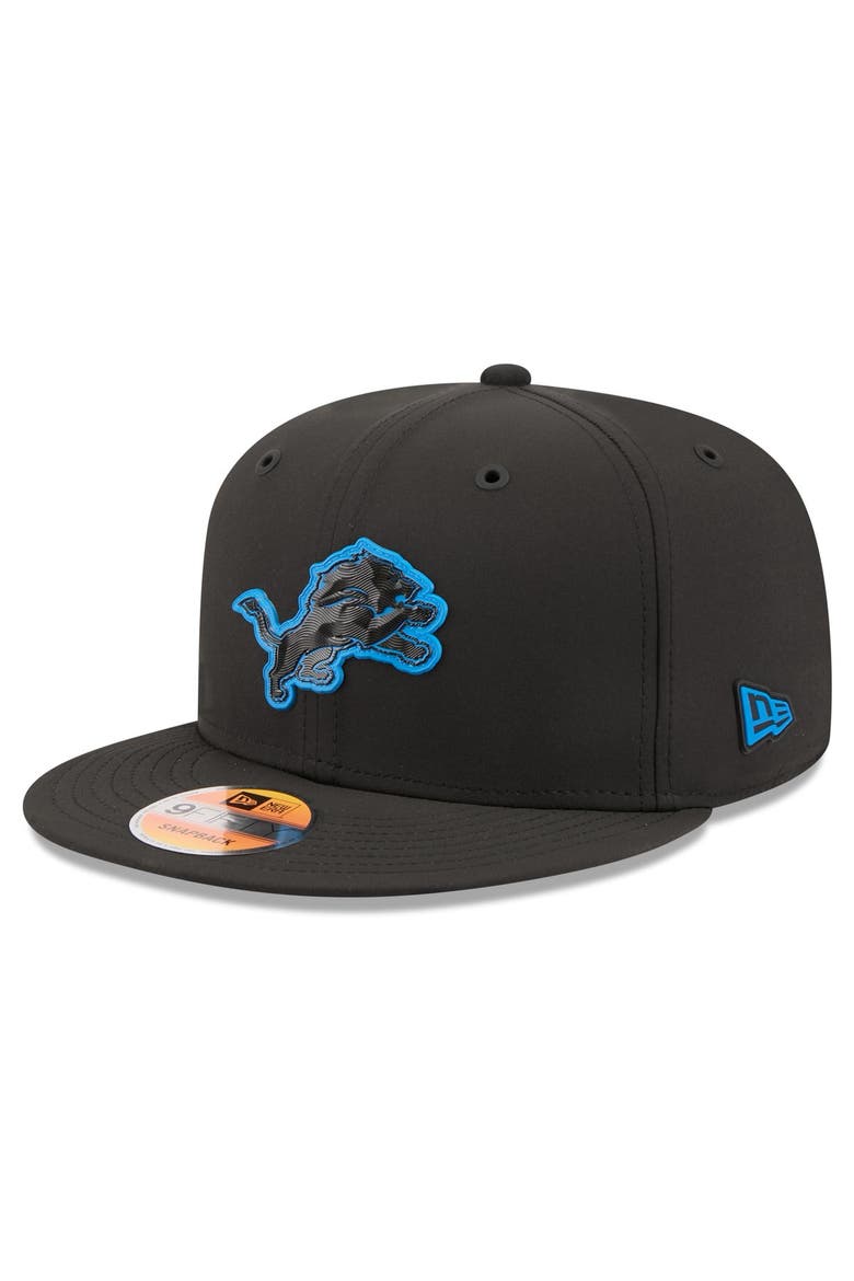 Men's New Era Black Detroit Lions 2026 Sideline 9FIFTY Snapback Hat, Main, color, Black