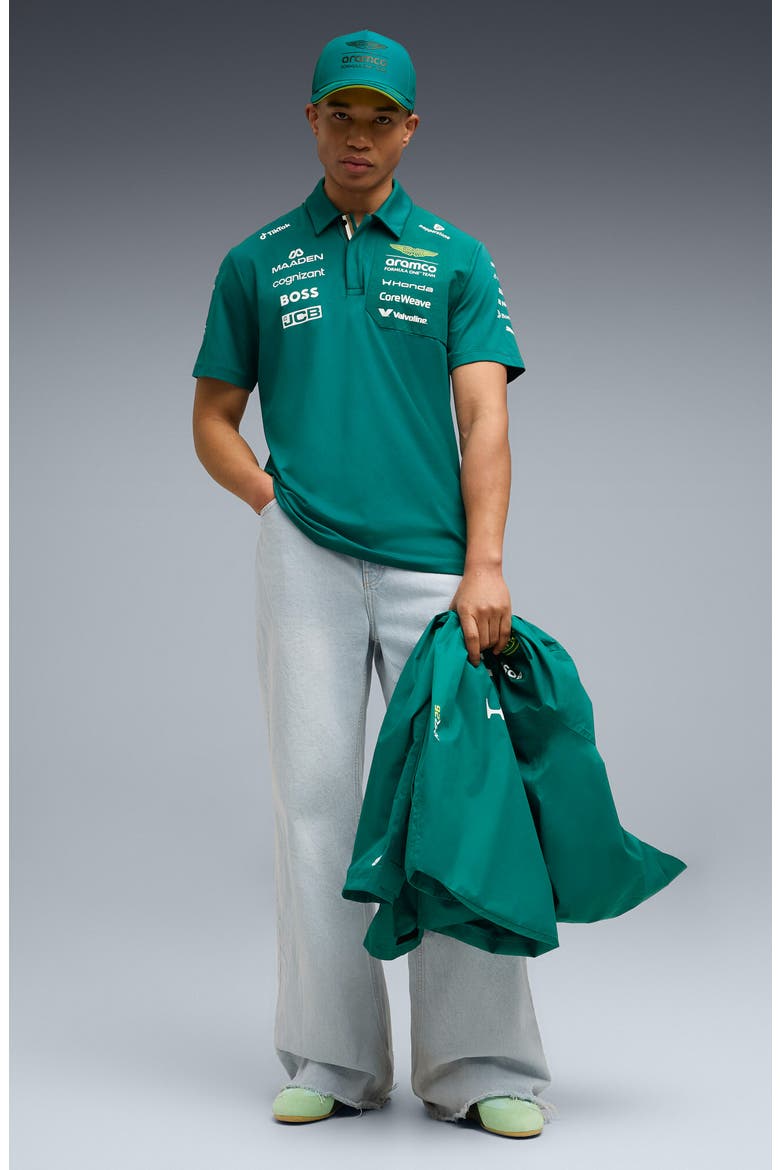 Aston Martin Formula 1 Polo, Alternate, color, GREEN LUX
