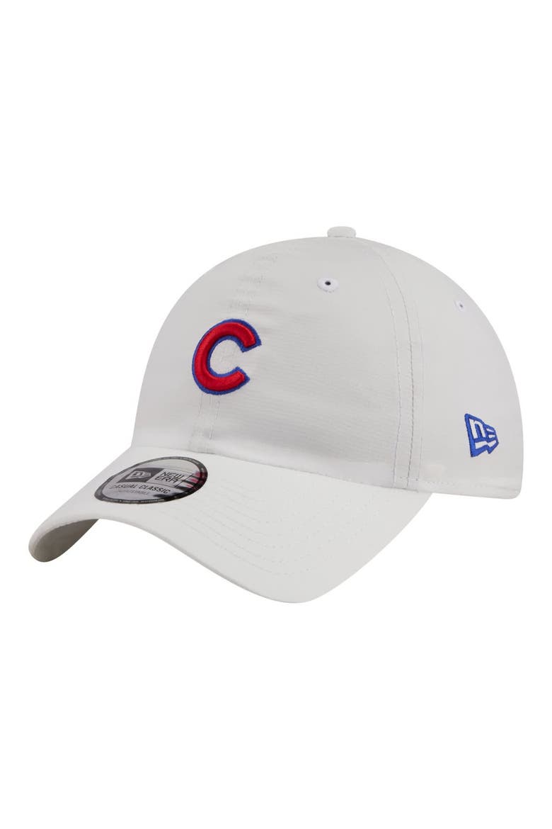 Men's New Era  White Chicago Cubs Ripstop Casual Classic Adjustable Hat, Main, color, White