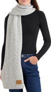 Vince Airspun Cable Knit Scarf