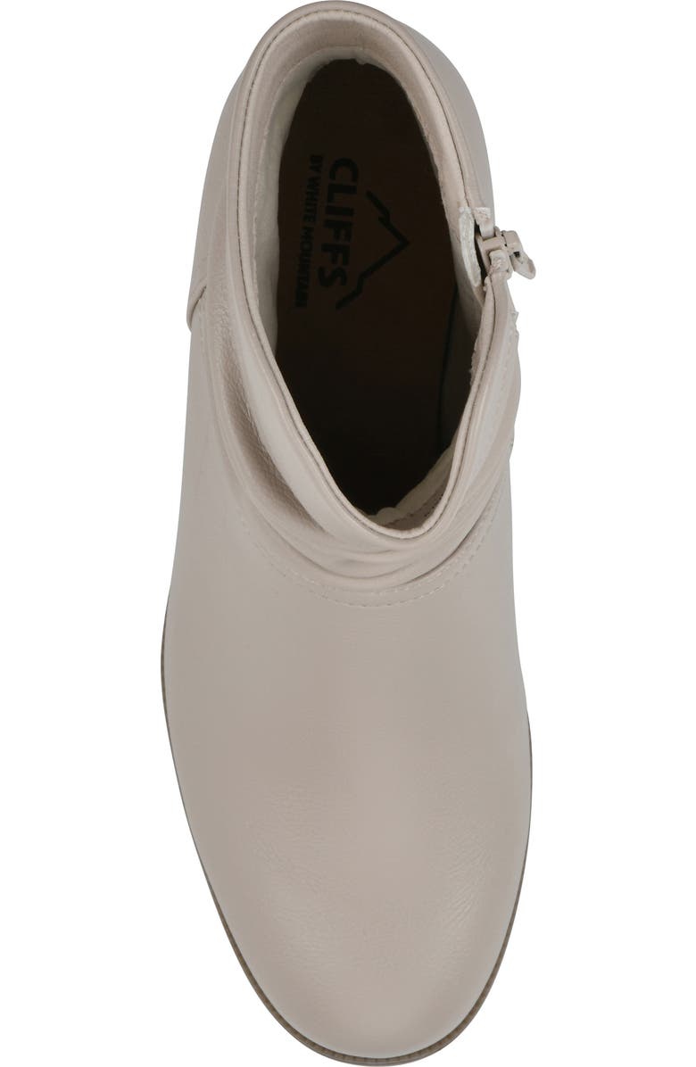 CLIFFS BY WHITE MOUNTAIN Durbon Scrunch Bootie, Alternate, color, Light Taupe Smooth
