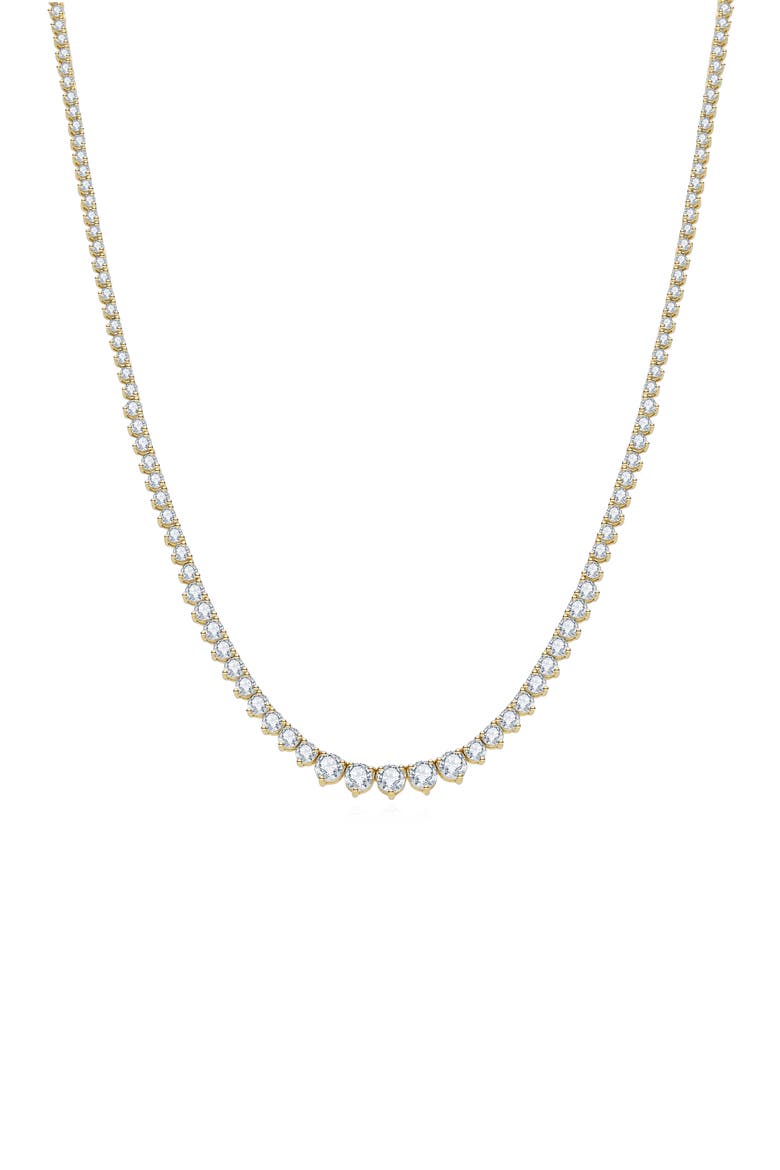 Mayfair Tennis Necklace, Main, color, Gold