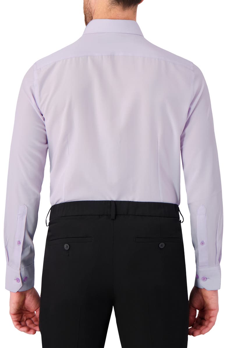 Report Collection Slim Fit 4-Way Stretch Button-Up Shirt, Alternate, color, Lavender