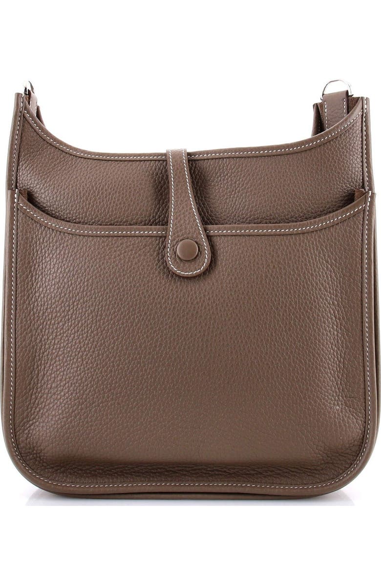 Pre-Owned Hermes Evelyne Bag Gen III Clemence PM, Alternate, color, Etoupe