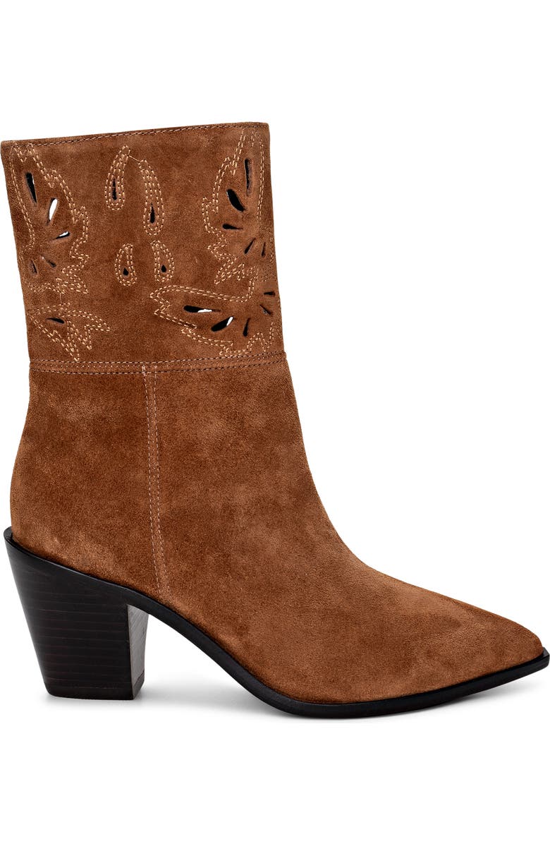 L'AGENCE Anne Western Boot, Alternate, color, Buckskin Suede