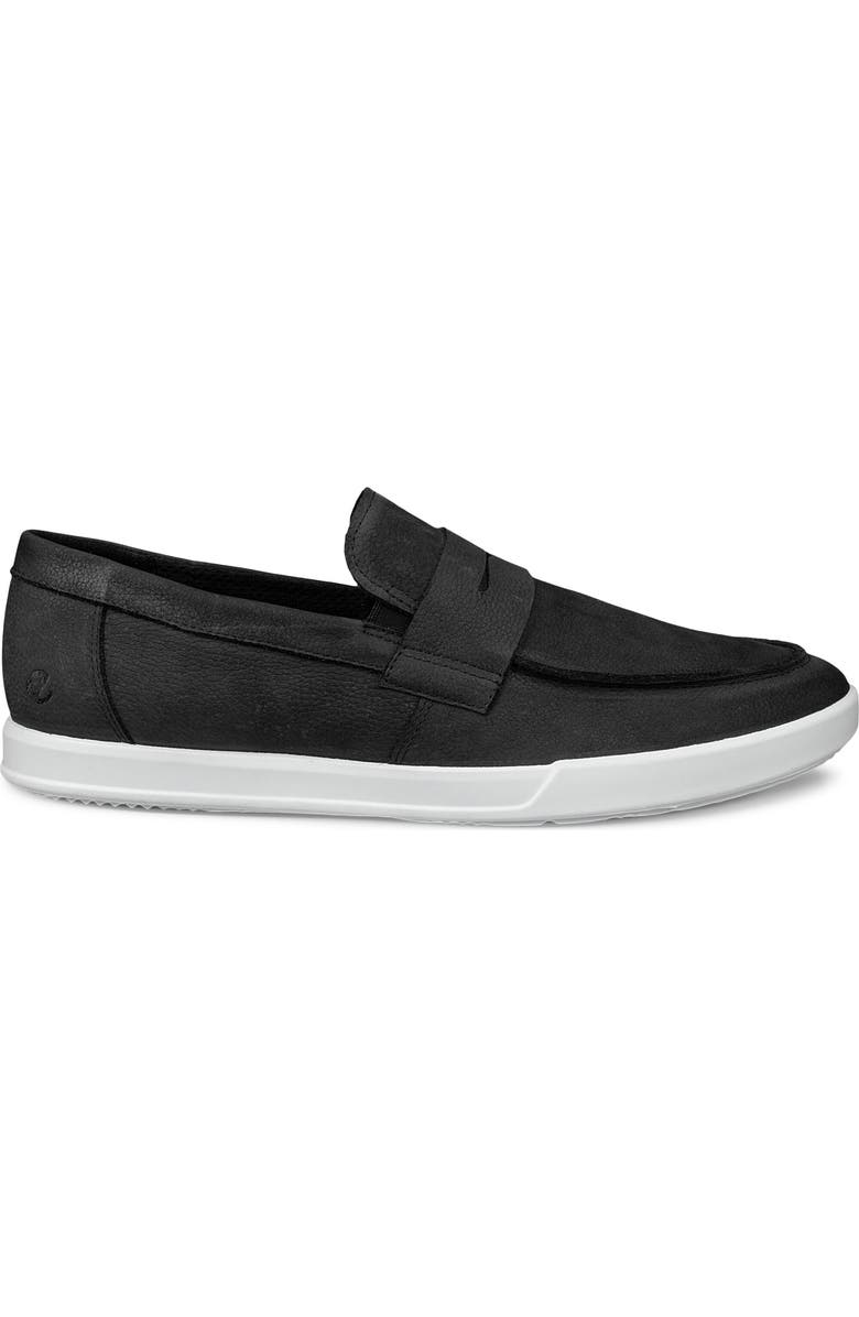 ECCO Travel Penny Loafer, Alternate, color, Black