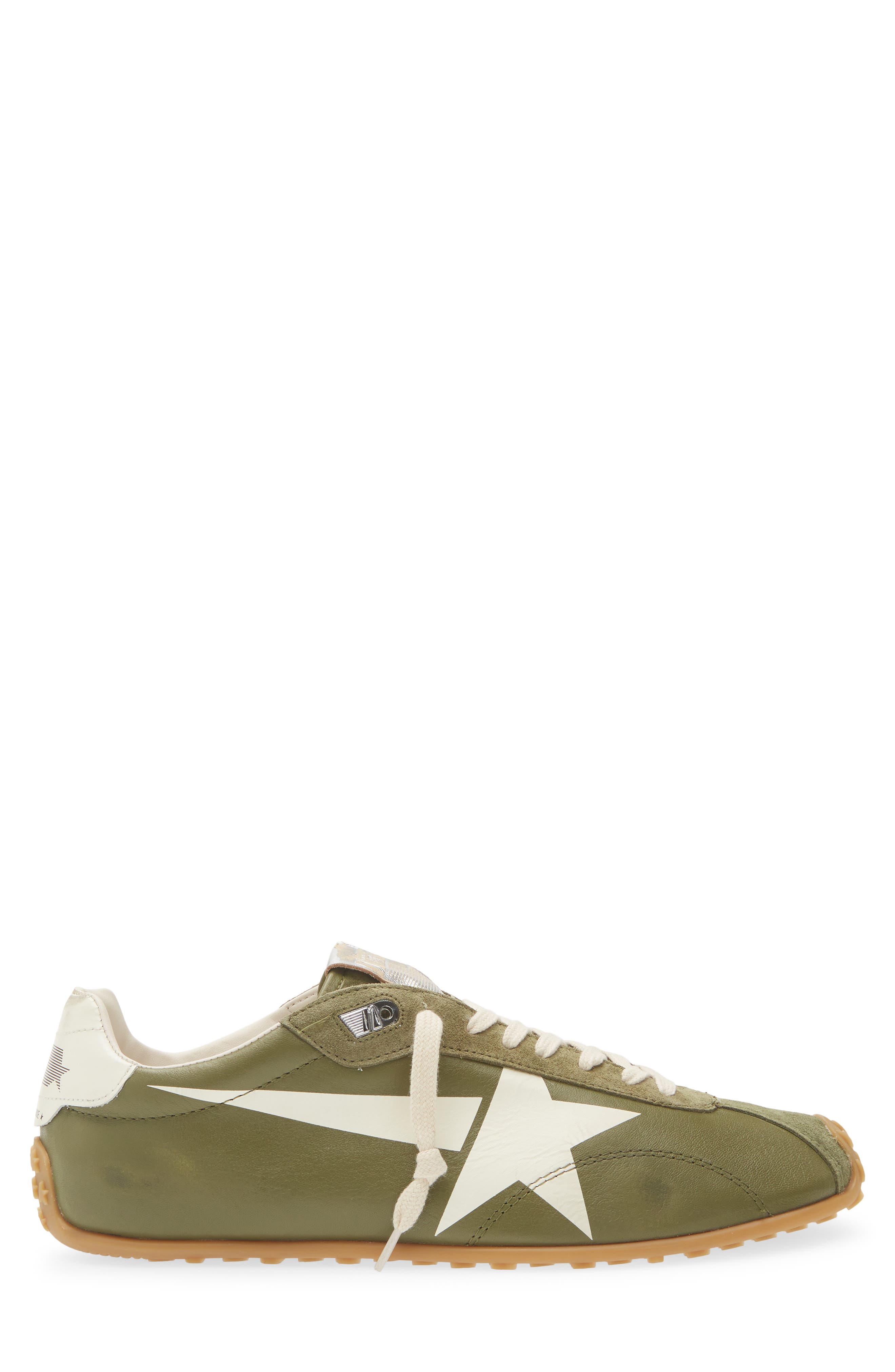 Marathon Speed Sneaker, Alternate, color, OLIVE/ MILK