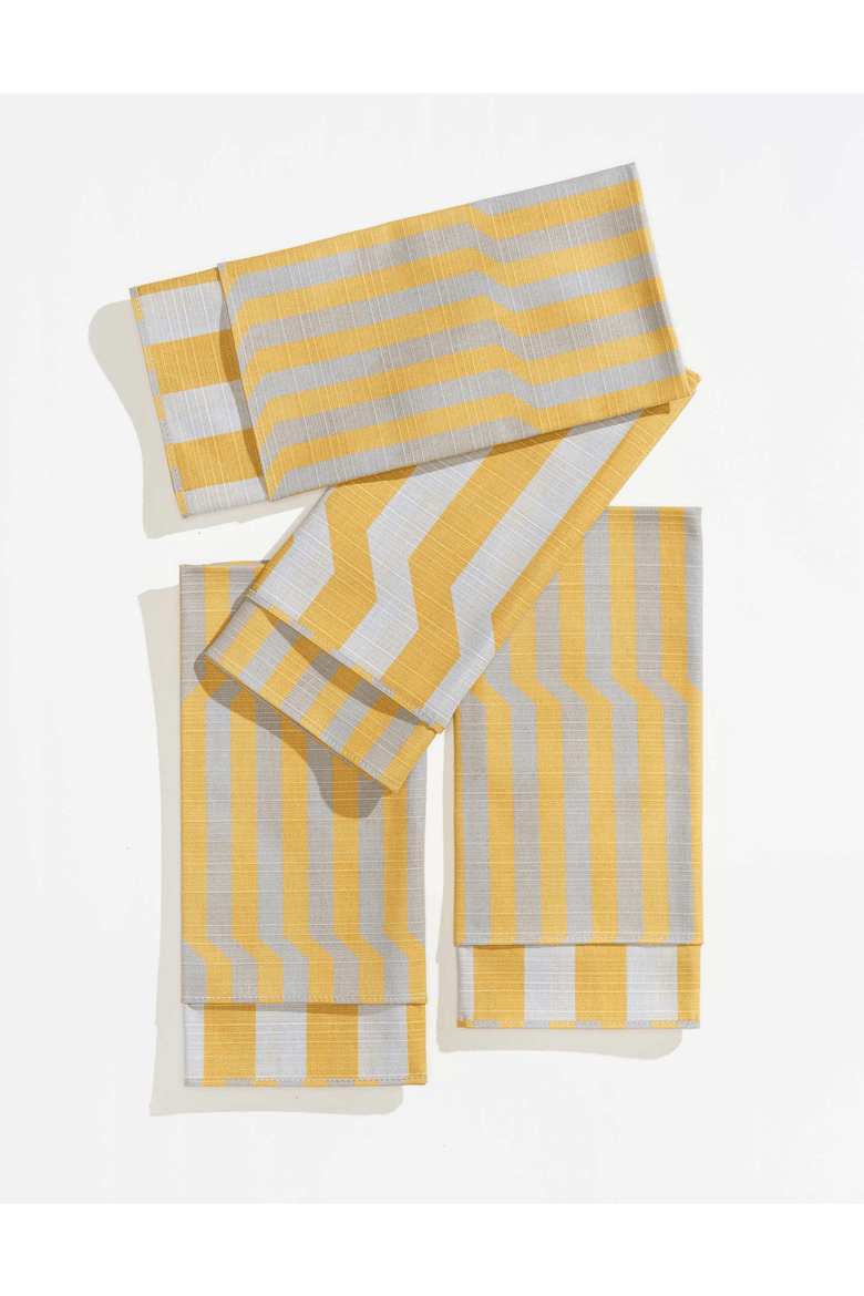 Stripe Dinner Napkins - Quiet Season Set of 4, Main, color, STONECROP