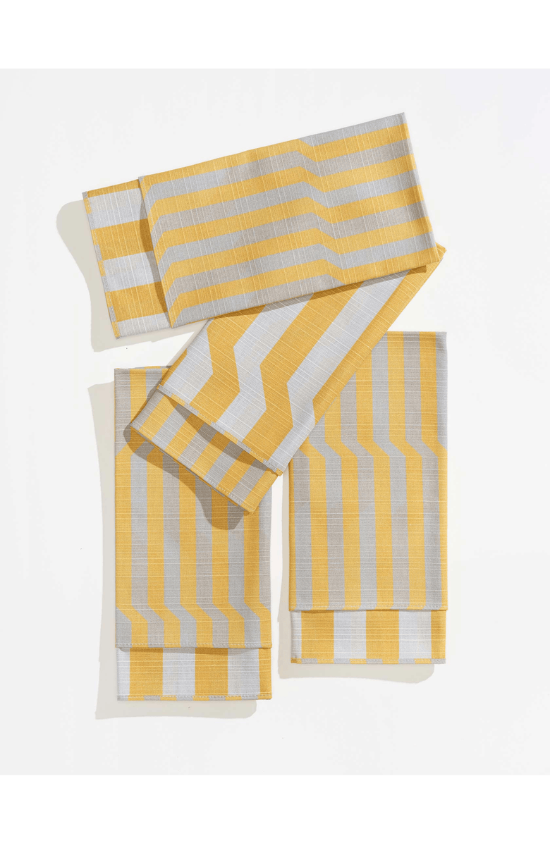 Tortuga Forma Stripe Dinner Napkins - Quiet Season Set of 4, Main, color, Stonecrop