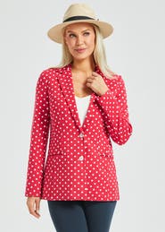 Betabrand Classic Blazer Stretch Ponte