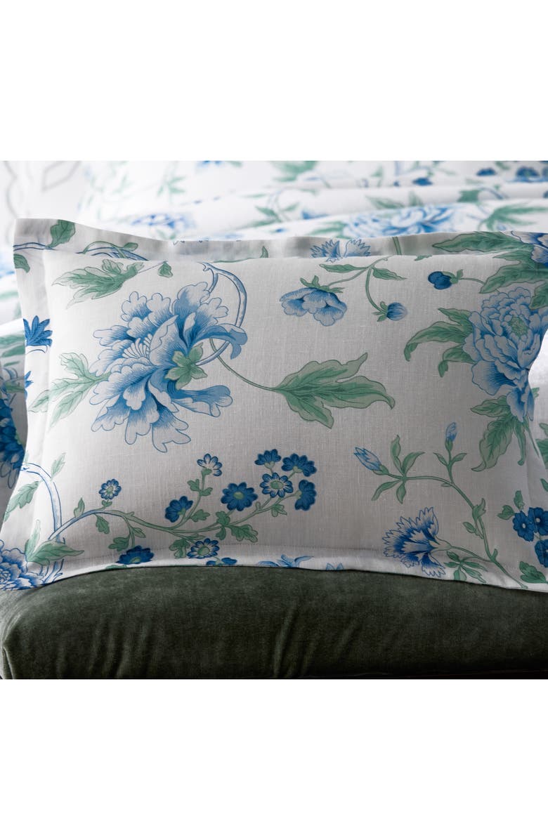 Matouk Simone Linen Duvet Cover, Alternate, color,