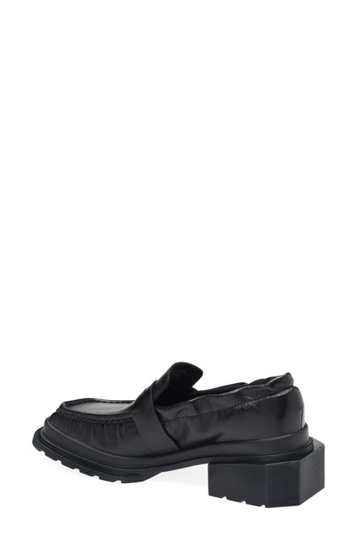 Dr. Martens Maybole Square Toe Ruched Leder Loafer In Black