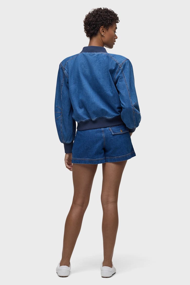 Denim Bomber Jacket, Alternate, color, LOTTERY