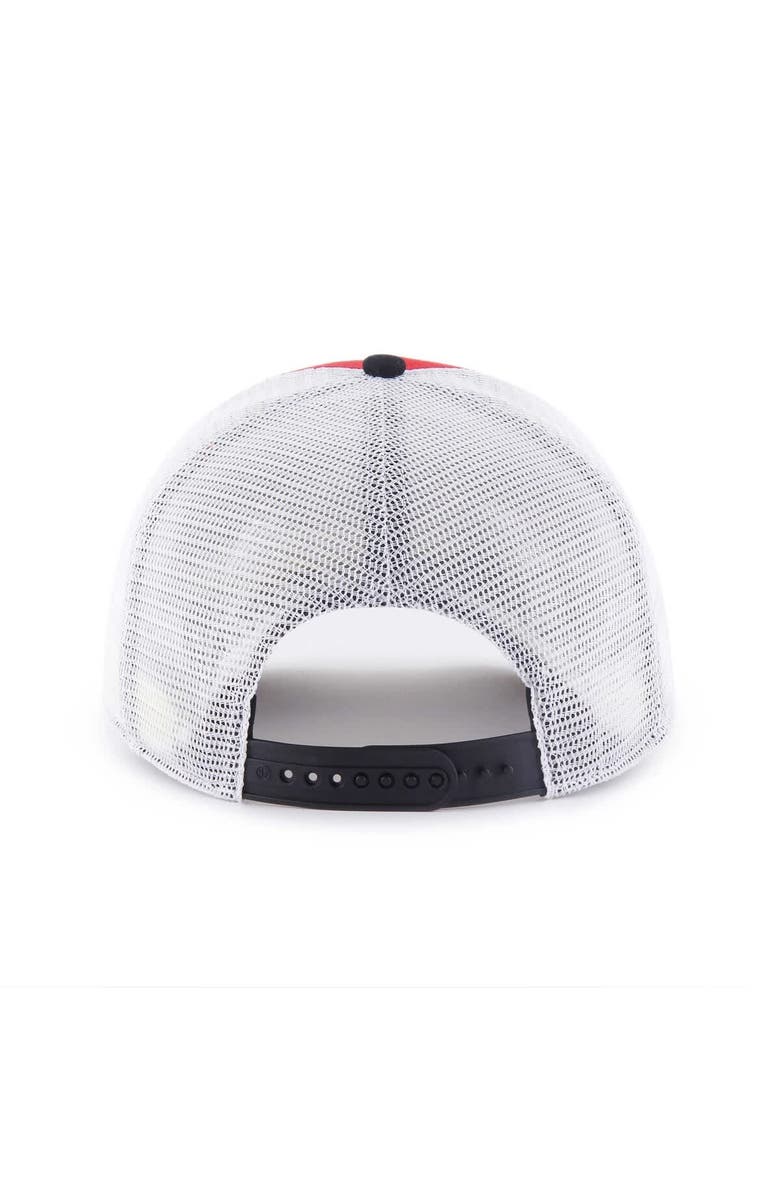 '47 Youth '47 Scarlet/Black Nebraska Huskers Super Stripe Hitch Adjustable Trucker Hat, Alternate, color, Scarlet