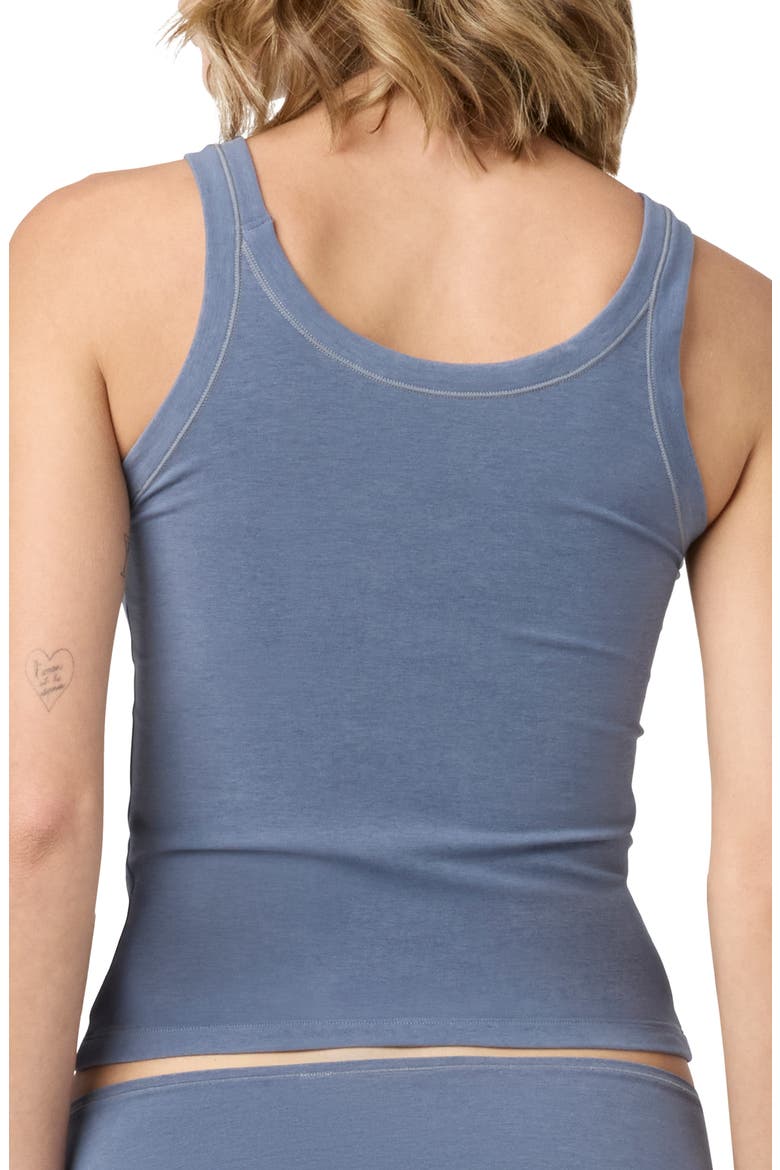 Stretch Cotton Camisole, Alternate, color, GRISAILLE