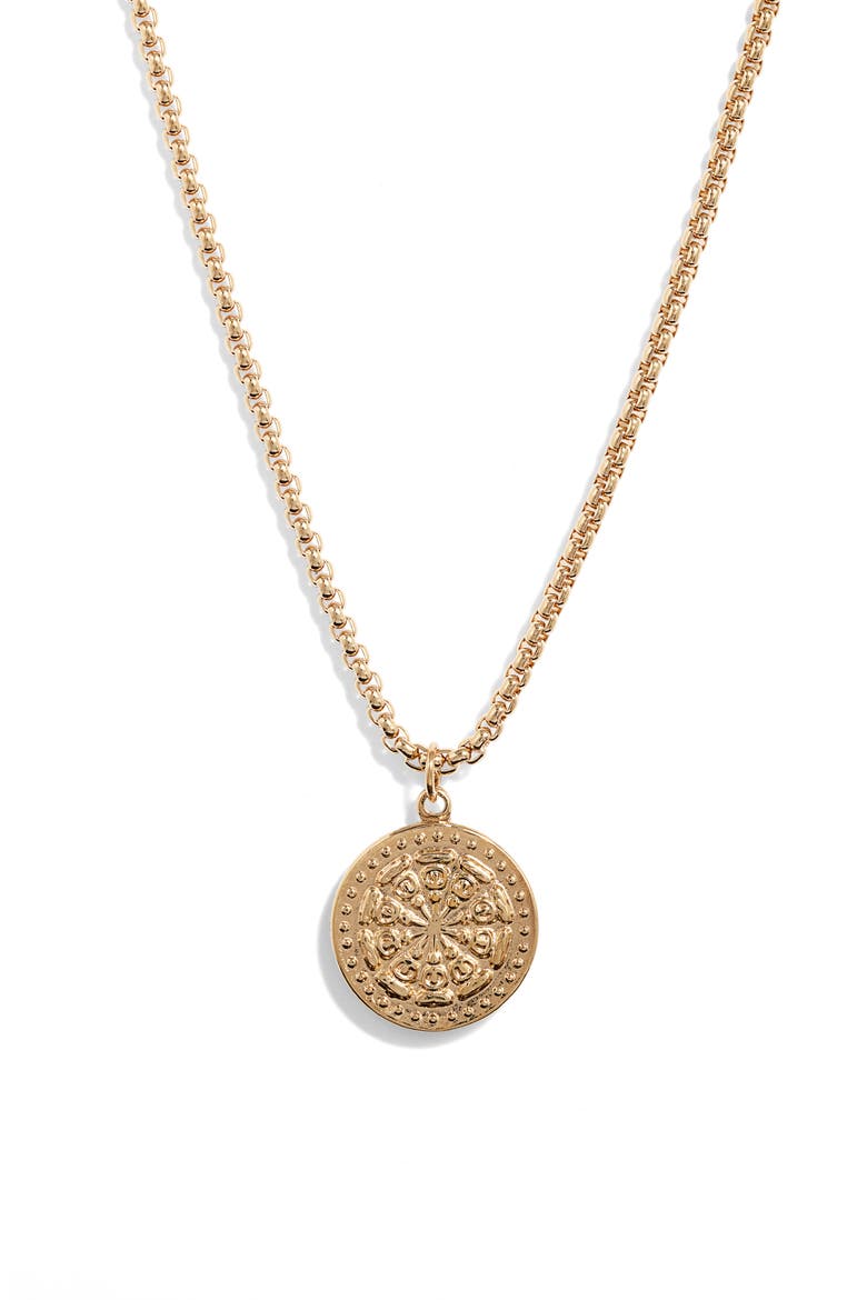 Solana Pendant Necklace, Main, color, GOLD