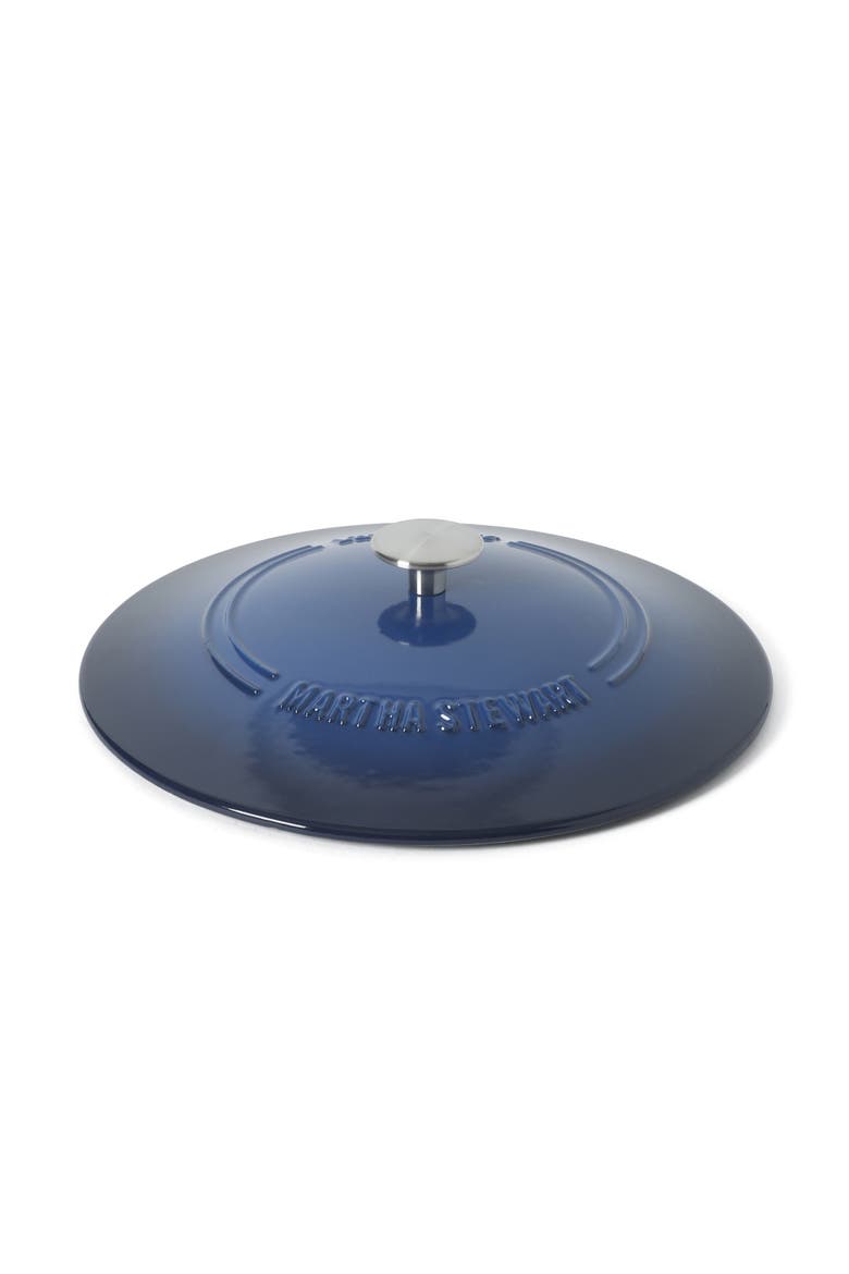 Gatwick 3.5-Quart Enameled Cast Iron Braiser with Lid, Alternate, color, Blue